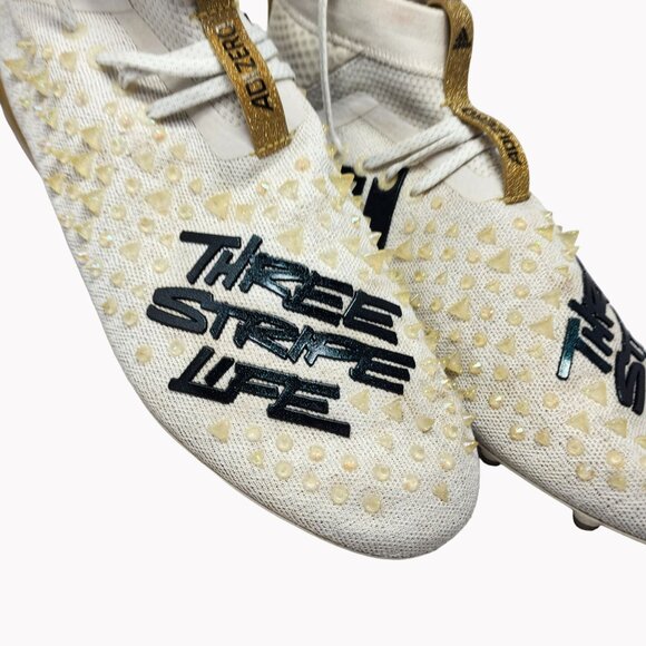 Adidas Adizero 8.0 Three Stripe Life Mens Size 13 Football Cleats White